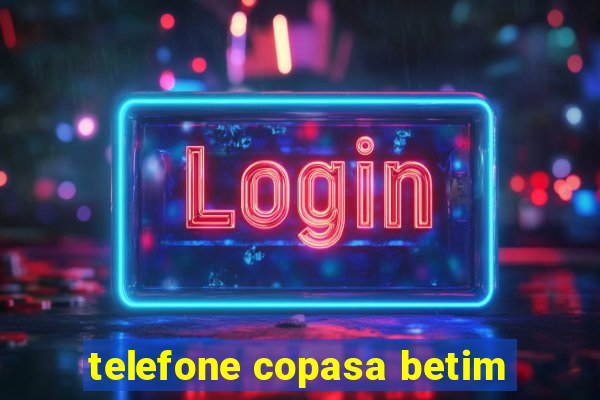 telefone copasa betim